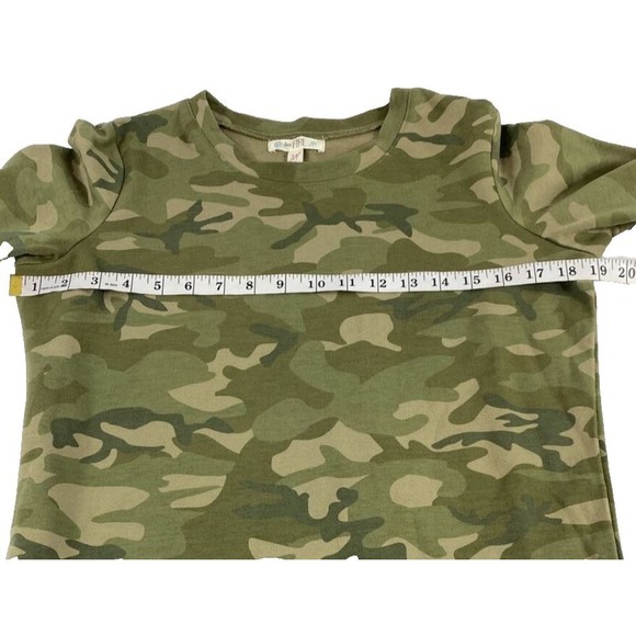 Love, Fire Women's Small Camouflage Mini‎ Dress Long Sleeve Shirt Boyfriend NWT - Picture 9 of 10